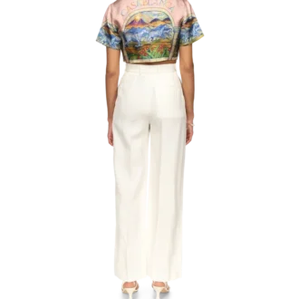 Cămășă scurtă din mătase Chevaux Sauvages