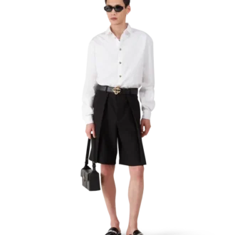 Cămașă albă din bumbac