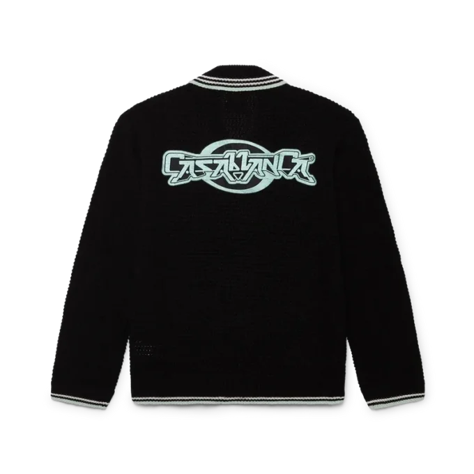 Cămașă cu mâneci lungi din bumbac croșetat brodat