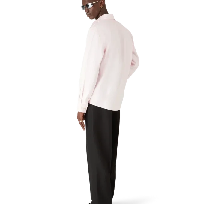 Cămașă cu mâneci lungi din bumbac cu monogramă Cămașă cu mâneci lungi din bumbac cu monogramă