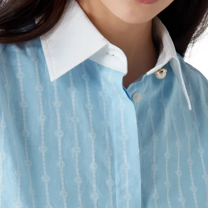 Cămașă cu mâneci lungi și dungi subțiri Laurel Cămașă cu mâneci lungi și dungi subțiri Laurel