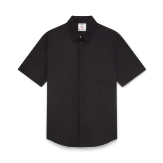 Cămașă cu mâneci scurte din bumbac cu monogramă