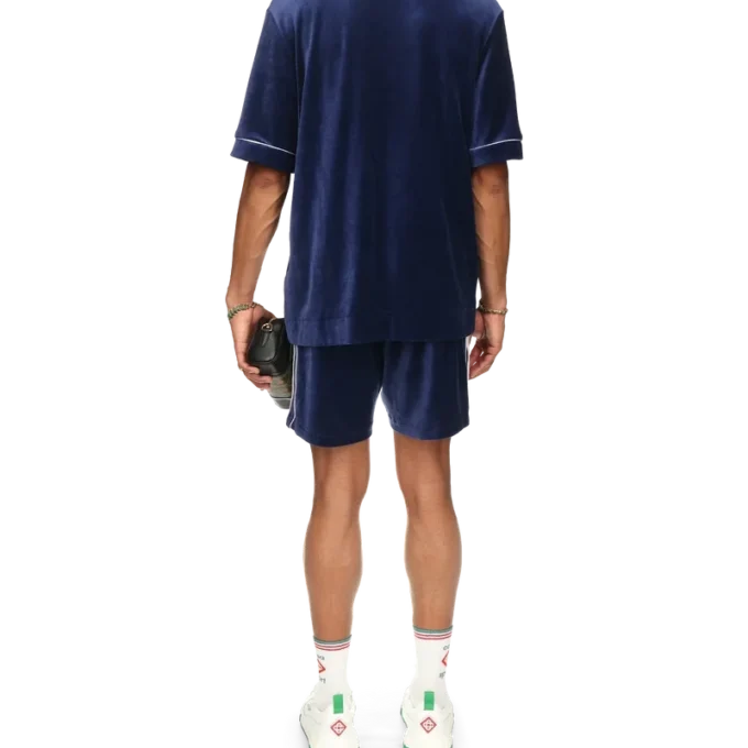 Cămașă cu mâneci scurte din velur Laurel pentru pantaloni scurți Cămașă cu mâneci scurte din velur Laurel pentru pantaloni scurți