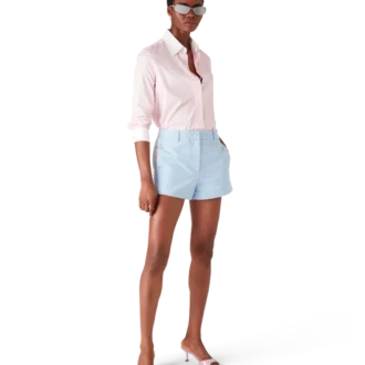 Cămașă cu mâneci scurte și cristale