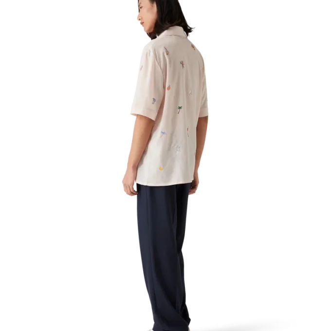 Cămașă cu motiv brodat