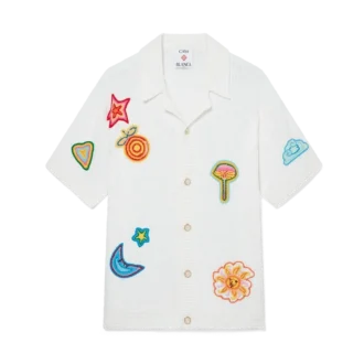 Cămașă cu motive croșetate