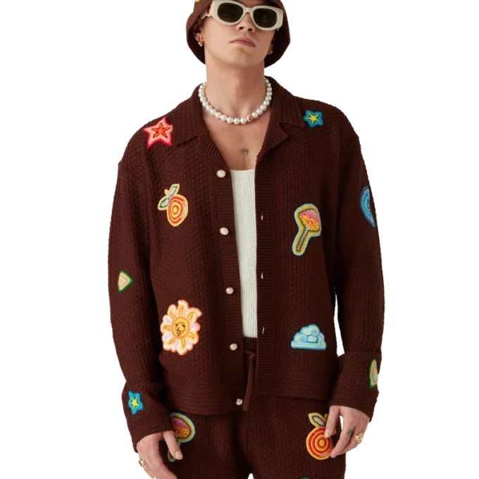 Cămașă cu motive croșetate Cămașă cu motive croșetate