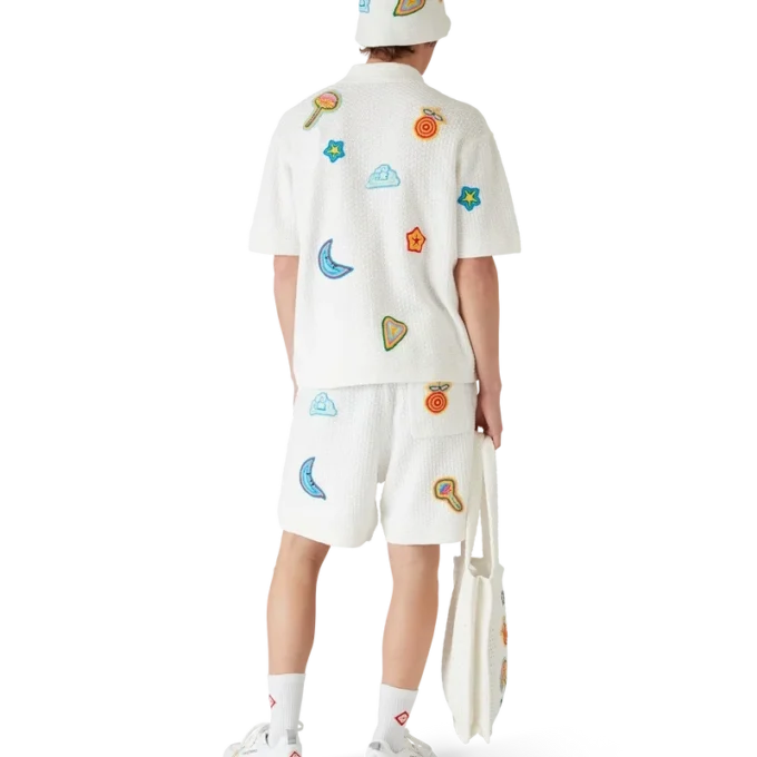 Cămașă cu motive croșetate