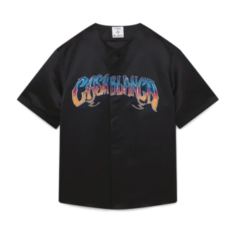 Cămășa de baseball gotic cu mâneci scurte