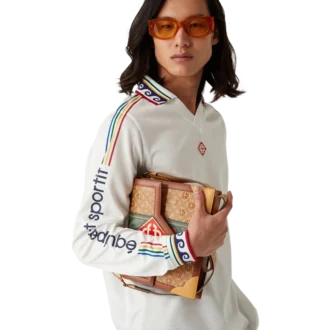 Cămășa de fotbal cu mâneci lungi Jacquard Monogram