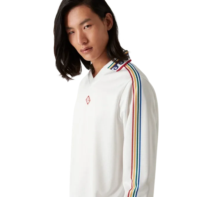 Cămășa de fotbal cu mâneci lungi Jacquard Monogram