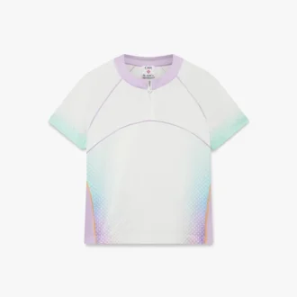 Cămășa de fotbal cu mâneci scurte și efect de gradient de sticlă