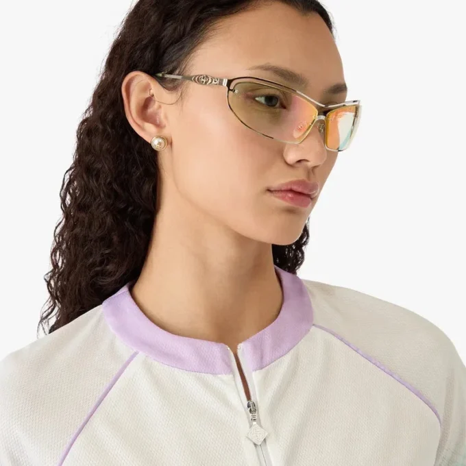 Cămășa de fotbal cu mâneci scurte și efect de gradient de sticlă