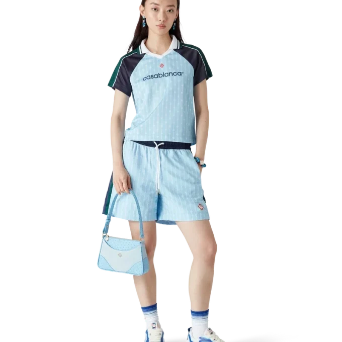 Cămășa de fotbal Laurel cu dungi