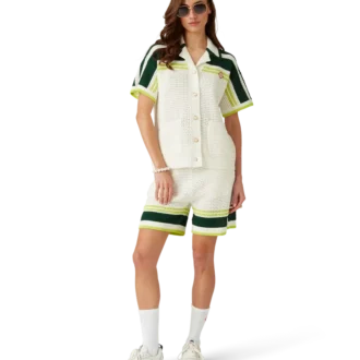 Cămășa de tenis croșetată