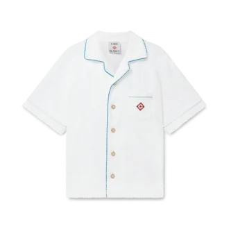 Cămașă din material frotir cu monogramă