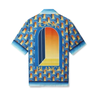 Cămașă din mătase cu guler cubanez L’arche De Nuit