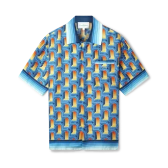 Cămașă din mătase cu guler cubanez L’arche De Nuit