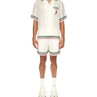 Cămașă din mătase cu guler tricotat Casa Way