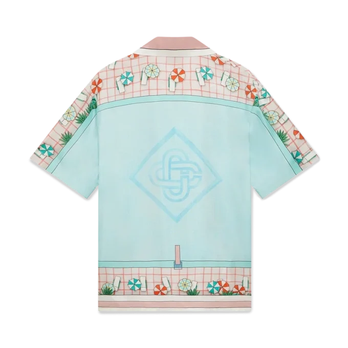 Cămașă din mătase cu mânecă scurtă Copacabana