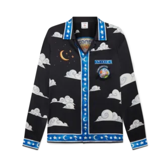 Cămășa din mătase cu mâneci lungi „The Four Elements”