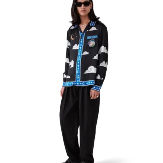 Cămășa din mătase cu mâneci lungi „The Four Elements”