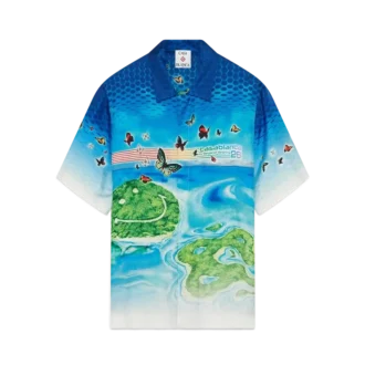 Cămașă din mătase cu mâneci scurte Beyond Destiny