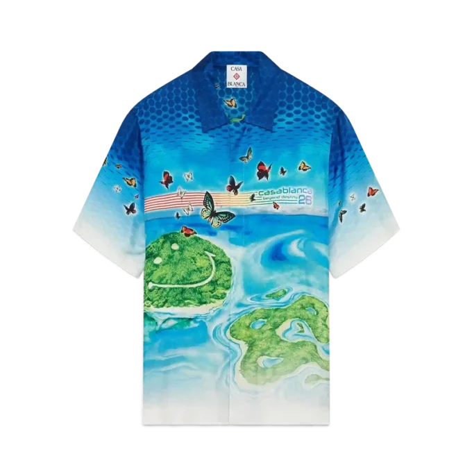 Cămașă din mătase cu mâneci scurte Beyond Destiny