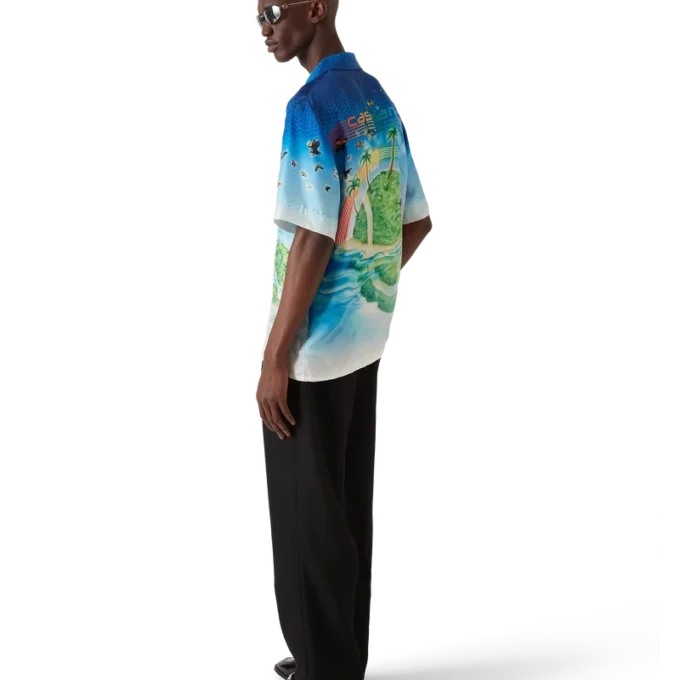 Cămașă din mătase cu mâneci scurte Beyond Destiny