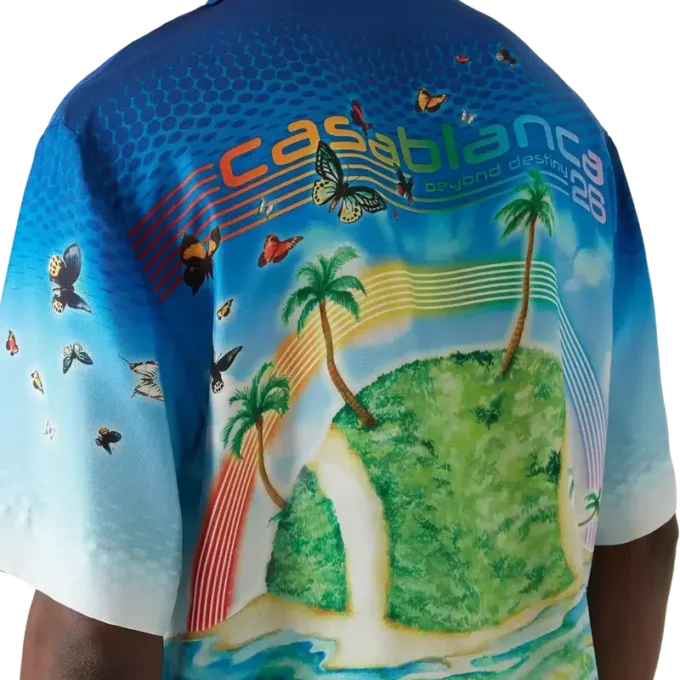 Cămașă din mătase cu mâneci scurte Beyond Destiny