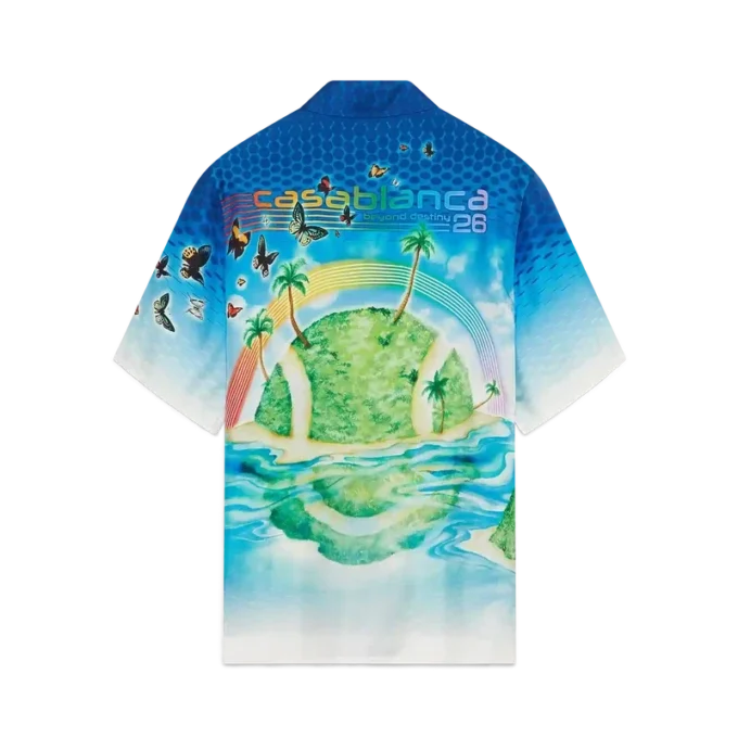 Cămașă din mătase cu mâneci scurte Beyond Destiny