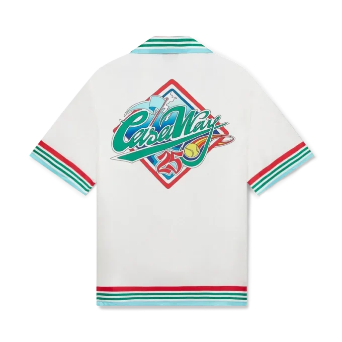 Cămașă din mătase cu mâneci scurte Casa Way World Series