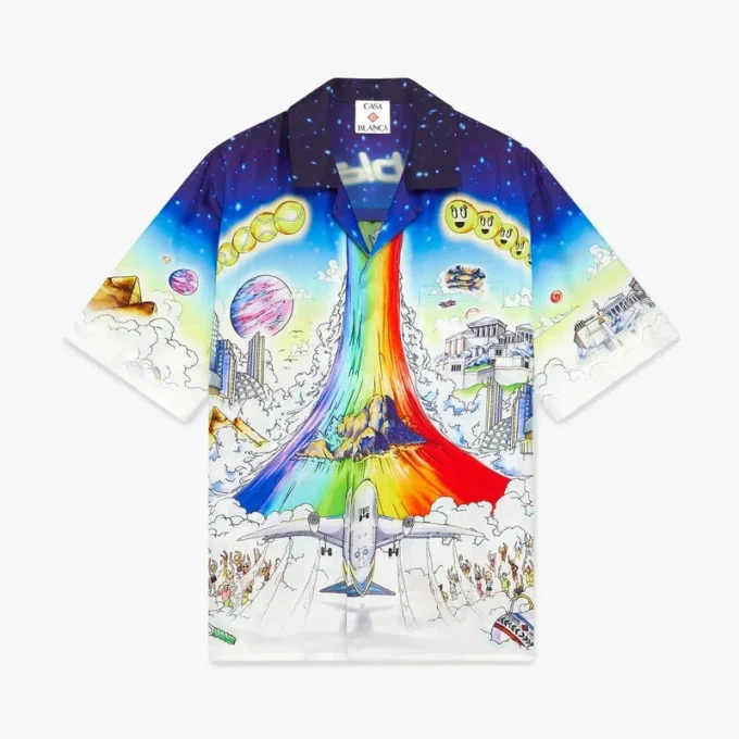 Cămașă din mătase cu mâneci scurte Solid Grooves