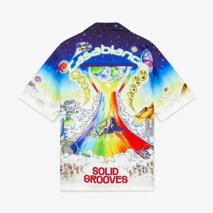 Cămașă din mătase cu mâneci scurte Solid Grooves