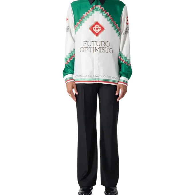 Cămașă din mătase Futuro Optimisto