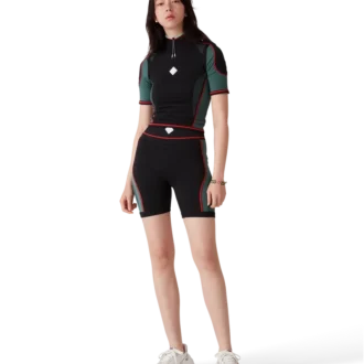 Cămașă fără cusături cu jumătate de fermoar