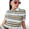 Cămășa polo scurt cu dungi