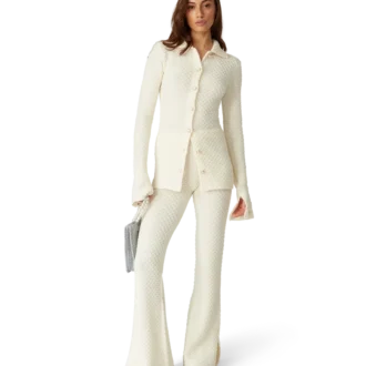 Cămașă tricotată texturată