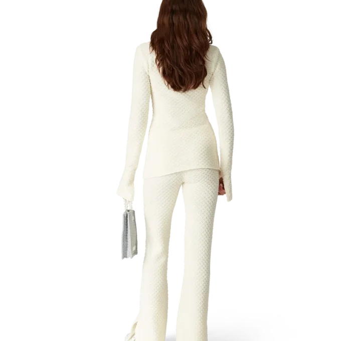 Cămașă tricotată texturată