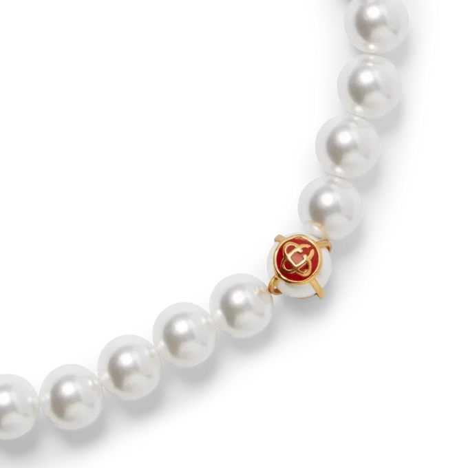 Colier cu perle în cușcă