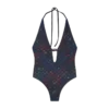 Costum de baie decoltat Monogram