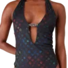 Costum de baie decoltat Monogram