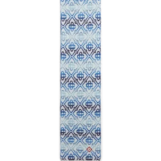 Eșarfă cu monogramă Space Dye