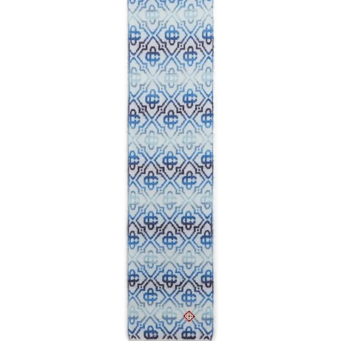 Eșarfă cu monogramă Space Dye Eșarfă cu monogramă Space Dye