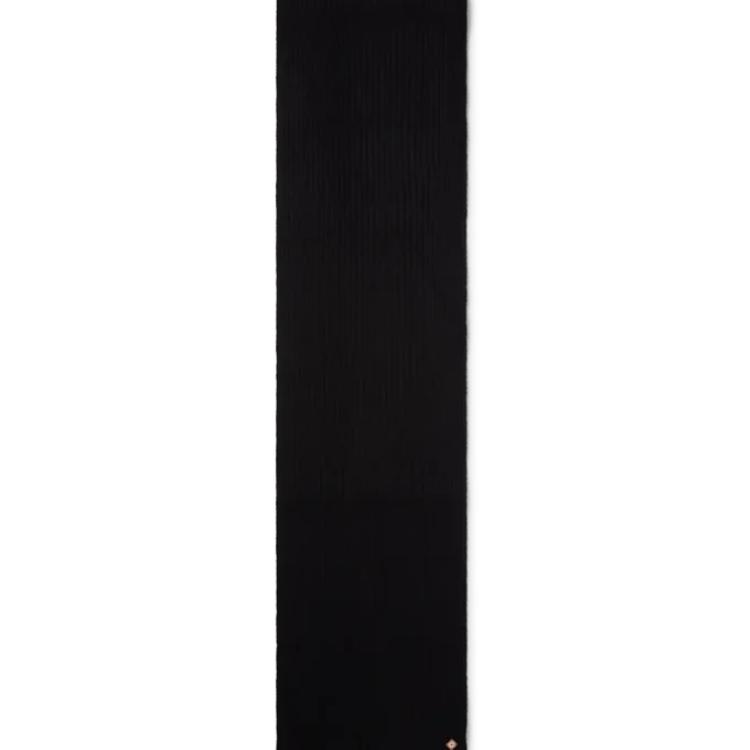 Eșarfă de schi din lână cu nervuri