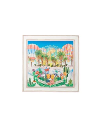 Eșarfă mică din mătase psihedelică