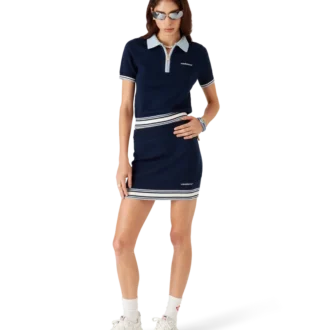 Fustă de tenis din tricot merino