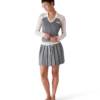Fustă de tenis din tricot merino Fustă de tenis din tricot merino
