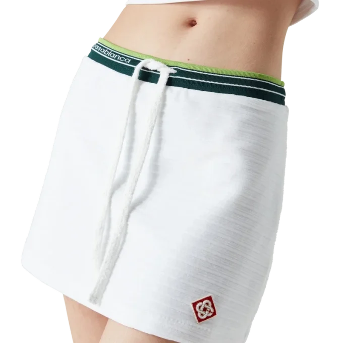 Fustă de tenis din velur texturat Fustă de tenis din velur texturat