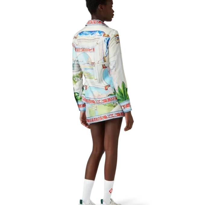 Cămășă din mătase cu mâneci lungi Le Passage